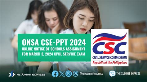 ROOM ASSIGNMENTS: March 2024 Civil Service Exam – .